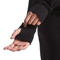 Public Rec Luxe Fleece Cropped Hoodie Black