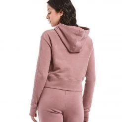 Public Rec Luxe Fleece Cropped Hoodie Mauve CLOTHING 11 Public Rec Luxe Fleece Cropped Hoodie Mauve CLOTHING