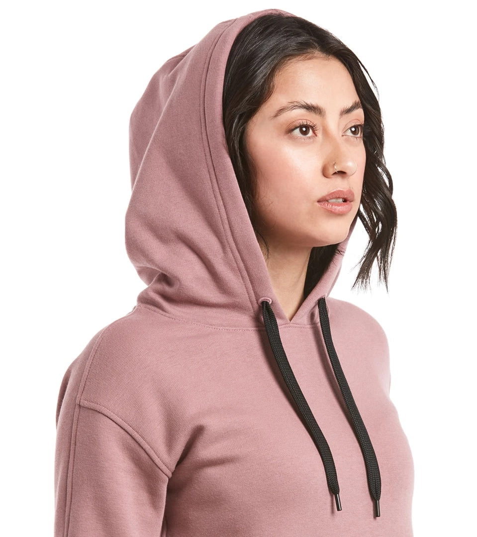 Public Rec Luxe Fleece Cropped Hoodie Mauve CLOTHING 7 Public Rec Luxe Fleece Cropped Hoodie Mauve CLOTHING