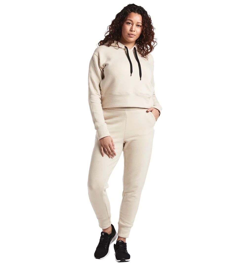 Public Rec Luxe Fleece Cropped Hoodie Ivory 9 Public Rec Luxe Fleece Cropped Hoodie Ivory