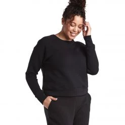 CLOTHING Public Rec Luxe Fleece Crew Black