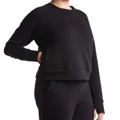 CLOTHING Public Rec Luxe Fleece Crew Black