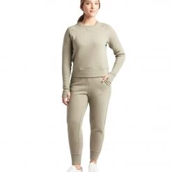 CLOTHING Public Rec Luxe Fleece Crew Sage 12 CLOTHING Public Rec Luxe Fleece Crew Sage