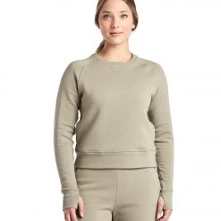 CLOTHING Public Rec Luxe Fleece Crew Sage 17 CLOTHING Public Rec Luxe Fleece Crew Sage