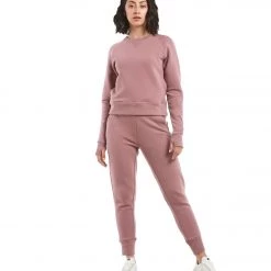 Public Rec Luxe Fleece Crew Mauve CLOTHING