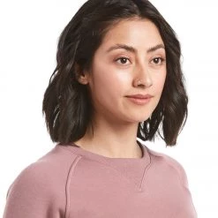 Public Rec Luxe Fleece Crew Mauve CLOTHING