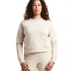 Public Rec Luxe Fleece Crew Ivory CLOTHING