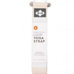 Halfmoon 8' Organic Cotton Loop Strap Natural YOGA MATS & PROPS