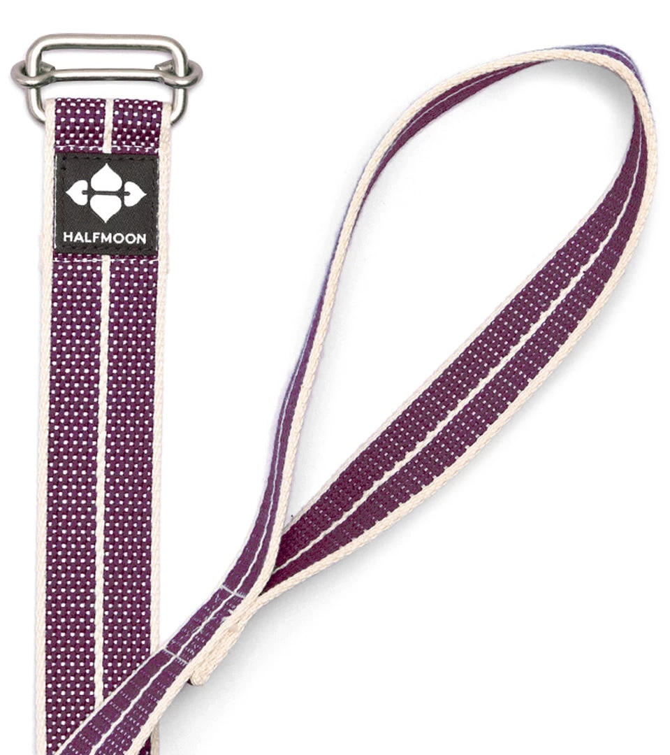 Halfmoon 8' Organic Cotton Loop Strap Plum Weave 6 Halfmoon 8' Organic Cotton Loop Strap Plum Weave