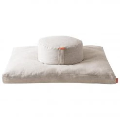 NEW ARRIVALS Halfmoon Linen Mod Sit Set Natural Linen