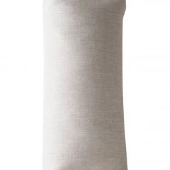 YOGA MATS & PROPS Halfmoon Linen Rectangular Bolster Natural Linen