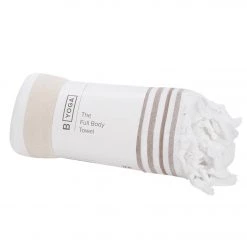 B Yoga The Full Body Towel Cacao Stripe