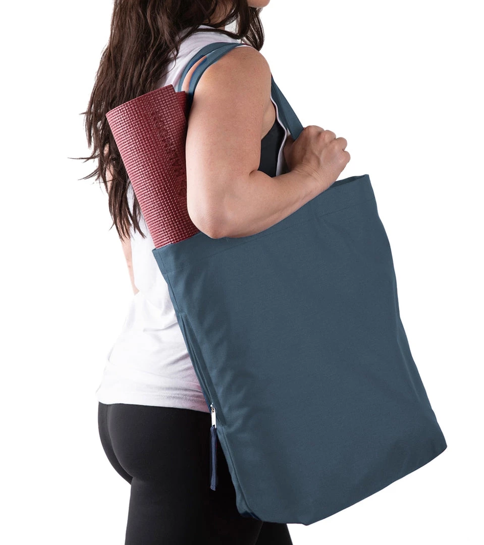 ACCESSORIES Halfmoon Water-Resistant Mat Carry Tote Ink 6 ACCESSORIES Halfmoon Water-Resistant Mat Carry Tote Ink