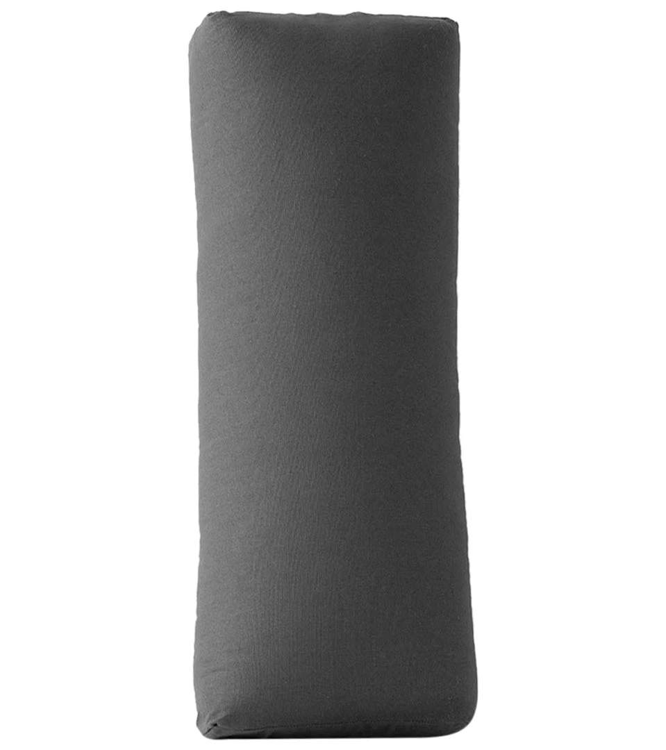 Halfmoon Essential Cotton Restorative Bolster Charcoal YOGA MATS & PROPS 3 Halfmoon Essential Cotton Restorative Bolster Charcoal YOGA MATS & PROPS