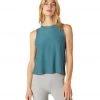 NEW ARRIVALS Beyond Yoga Featherweight Spacedye Balanced Muscle Yoga Tank Stellar Blue
