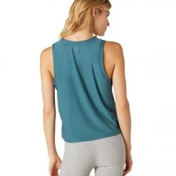 NEW ARRIVALS Beyond Yoga Featherweight Spacedye Balanced Muscle Yoga Tank Stellar Blue