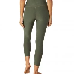 Beyond Yoga Spacedye High Waisted Yoga Capris Eden Green