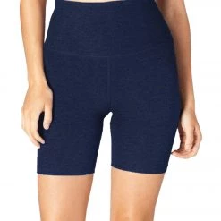 Beyond Yoga Spacedye High Waisted Biker Yoga Shorts Nocturnal Navy CLOTHING 9 Beyond Yoga Spacedye High Waisted Biker Yoga Shorts Nocturnal Navy CLOTHING
