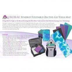Aurorae Yoga On The Go Travel Mat Amethyst