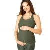 Beyond Yoga Maternity Travel Racerback Tank Eden Green 1 Beyond Yoga Maternity Travel Racerback Tank Eden Green