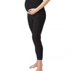Beyond Yoga Spacedye Love The Bump Capri Maternity Leggings Darkest Night CLOTHING