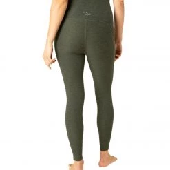 CLOTHING Beyond Yoga Spacedye Maternity Out Of Pocket High Waisted 7/8 Leggings Eden Green