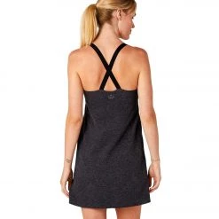 Beyond Yoga Spacedye Move It Dress Black Charcoal CLOTHING