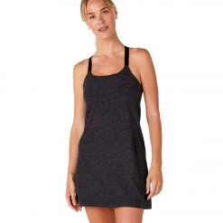 Beyond Yoga Spacedye Move It Dress Black Charcoal CLOTHING