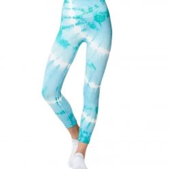 NUX Shapeshifter Hand Dye 7/8 Yoga Leggings Pacific Crest CLOTHING