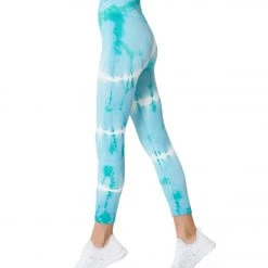 NUX Shapeshifter Hand Dye 7/8 Yoga Leggings Pacific Crest CLOTHING