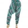 Buddha Pants Zag Harem Pants Green Zags CLOTHING 1 Buddha Pants Zag Harem Pants Green Zags CLOTHING