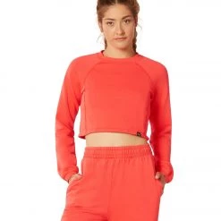 NUX Don't Stop Organic Crop Pullover Candy