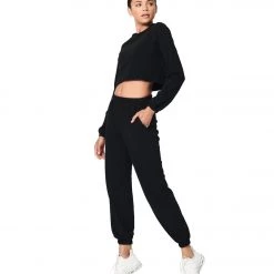 NUX Sunday Organic Sweatpants Black CLOTHING 12 NUX Sunday Organic Sweatpants Black CLOTHING