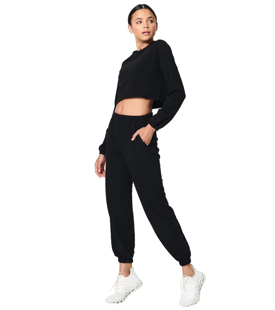 NUX Sunday Organic Sweatpants Black CLOTHING 6 NUX Sunday Organic Sweatpants Black CLOTHING