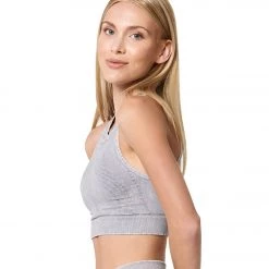 NUX One By One Mineral Wash Crop Top Stone Wash NEW ARRIVALS