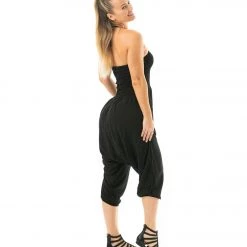 CLOTHING Buddha Pants Key West Convertible Jumper Black