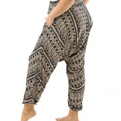 Buddha Pants Tribal Harem Pants Beige Tribal CLOTHING