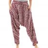 Buddha Pants Tribal Harem Pants Red Tribal CLOTHING