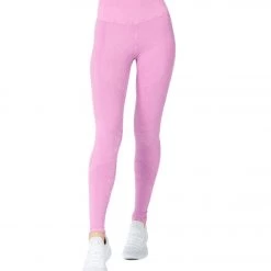 NEW ARRIVALS NUX One By One Seamless Yoga Leggings Knockout Pink
