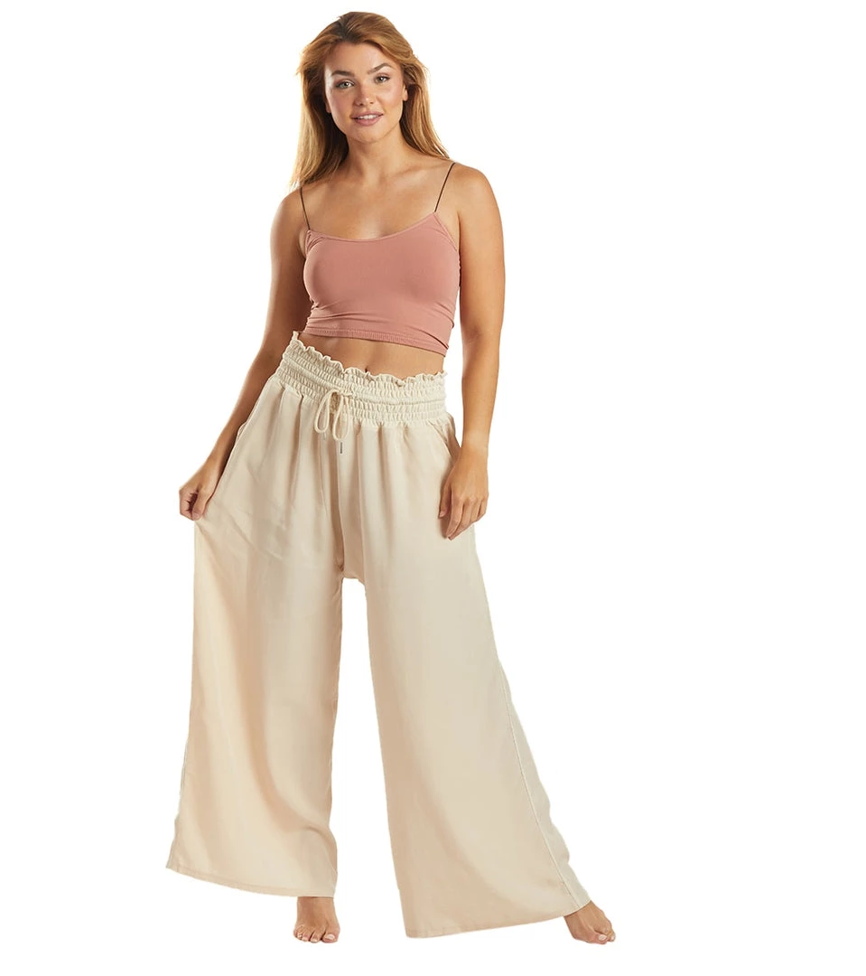 Free People Movement Mia Lounge Pants Vanilla CLOTHING 6 Free People Movement Mia Lounge Pants Vanilla CLOTHING