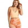 NEW ARRIVALS Free People Movement Good Karma Crop Yoga Top Peach