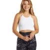 NEW ARRIVALS Free People Cropped Run Yoga Tank White 1 NEW ARRIVALS Free People Cropped Run Yoga Tank White