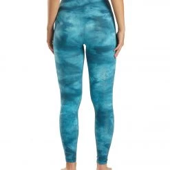 Free People Good Karma Tie Dye Yoga Leggings Blue Peacock CLOTHING 12 Free People Good Karma Tie Dye Yoga Leggings Blue Peacock CLOTHING