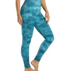 Free People Good Karma Tie Dye Yoga Leggings Blue Peacock CLOTHING 14 Free People Good Karma Tie Dye Yoga Leggings Blue Peacock CLOTHING