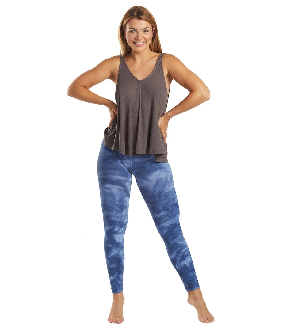Free People Good Karma Tie Dye Yoga Leggings Rouge Blue 5 Free People Good Karma Tie Dye Yoga Leggings Rouge Blue