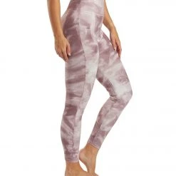 Free People Good Karma Tie Dye Yoga Leggings Sugar Plum CLOTHING