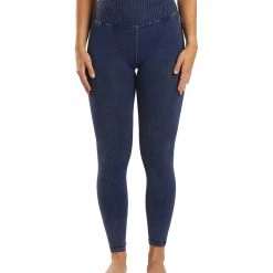 CLOTHING Free People Good Karma Yoga Leggings Deepest Navy