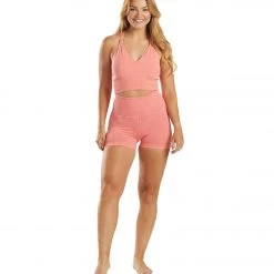 CLOTHING Free People Good Karma Running Shorts Poppy