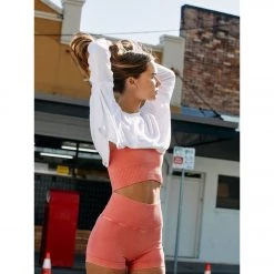 CLOTHING Free People Good Karma Running Shorts Poppy