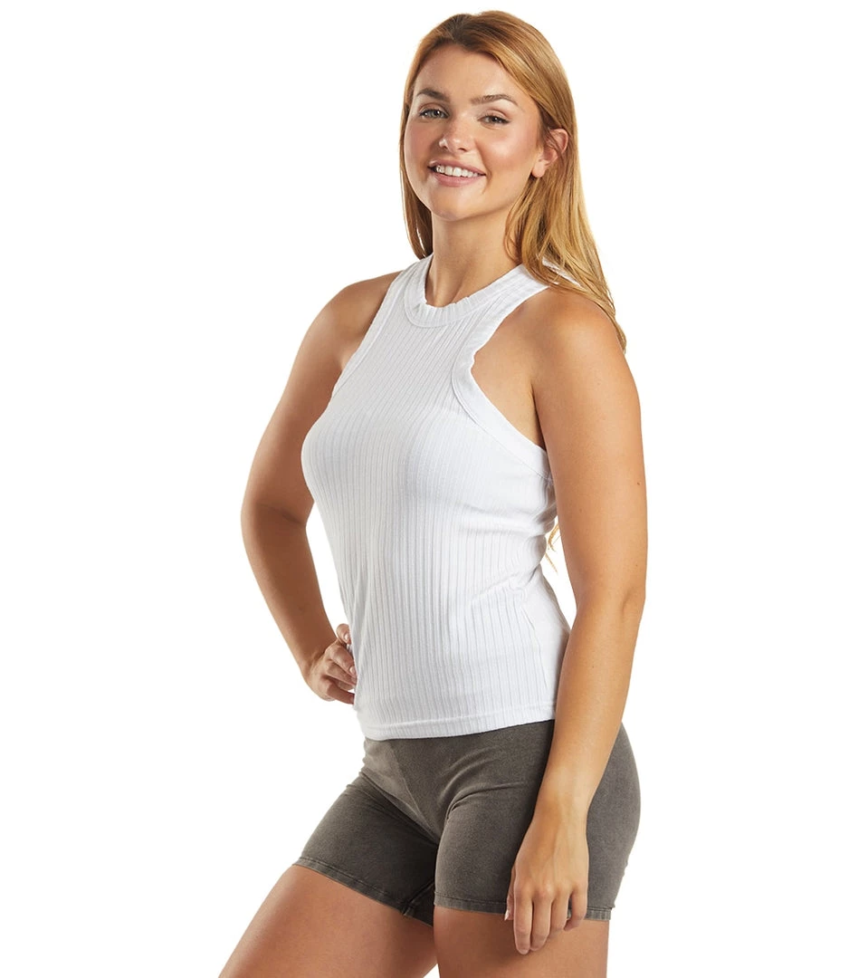 Free People Blissed Out Yoga Tank White NEW ARRIVALS 4 Free People Blissed Out Yoga Tank White NEW ARRIVALS